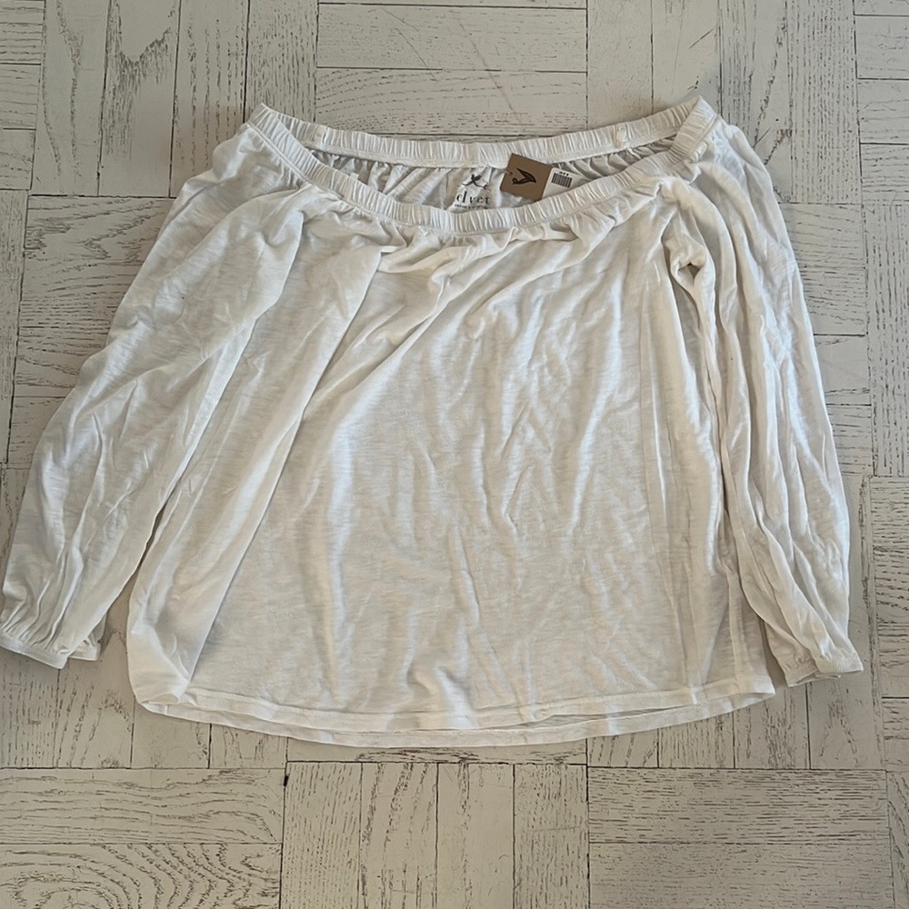 Cotton off shoulder top